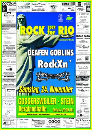 Rock For Rio Werbeplakat