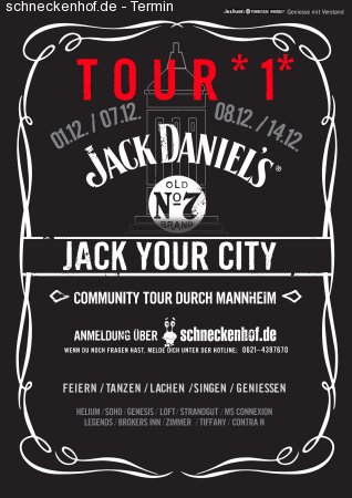 JackYourCity - TOUR 1 Werbeplakat