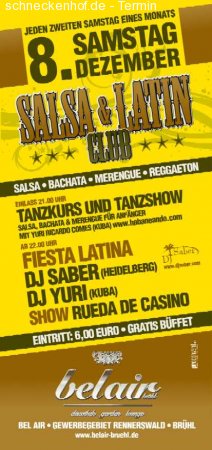 Salsa & Latin Club Werbeplakat