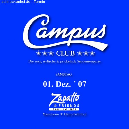 Campus Club Werbeplakat