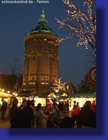 Weihnachtsmarkt Werbeplakat