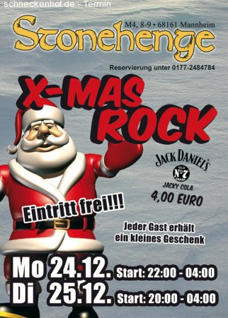 X-Mas Rock Werbeplakat