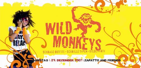 Wild Monkeys Werbeplakat