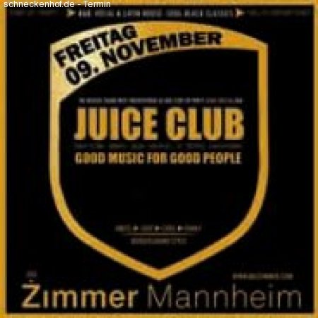 Juice Club Werbeplakat