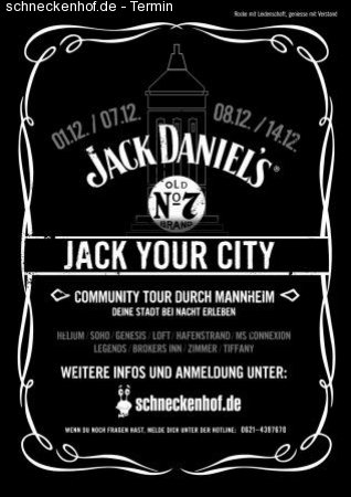 Jack Your City + Snailshake Werbeplakat