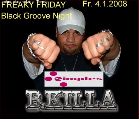 Black Groove Party Werbeplakat