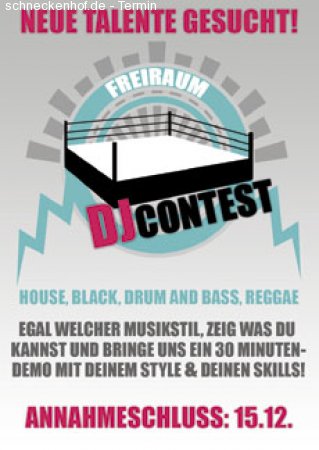 DJ Contest Werbeplakat