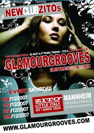 GlamourGrooves - The Party Werbeplakat