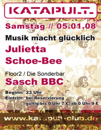 Musik macht glücklich Werbeplakat