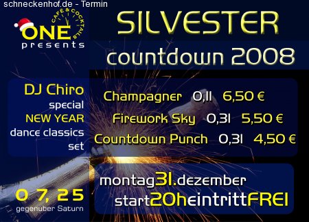 silvester new year's eve Werbeplakat