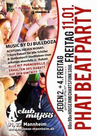 Phatbeat Party Werbeplakat