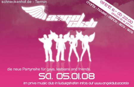 Angel Club - Gays/Lesbians Werbeplakat