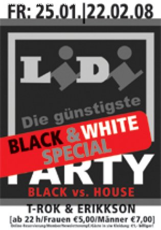 LIDI- Black & White Special Werbeplakat