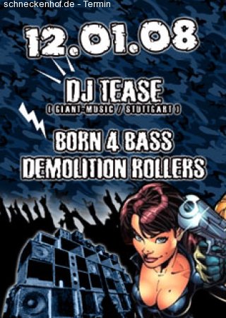 Drum and Bass Selection Werbeplakat