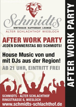 After Work Party Werbeplakat