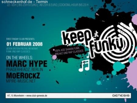 Keep it Funky! Werbeplakat