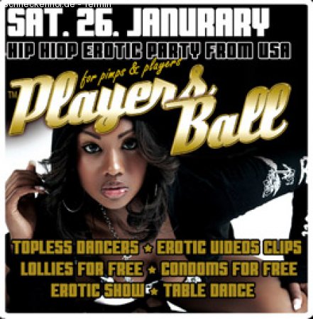 Players Ball Werbeplakat