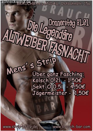 BrauchBar Weiber Fasching Werbeplakat