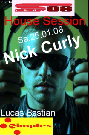 !!!club house session@nick cur Werbeplakat