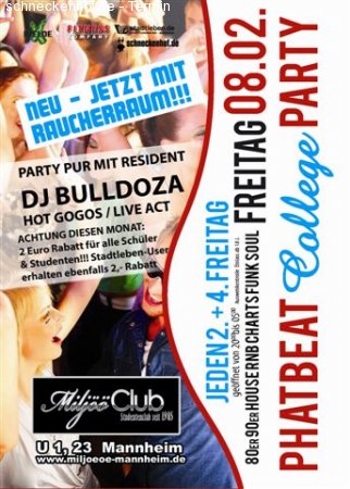 Phatbeat Party Werbeplakat