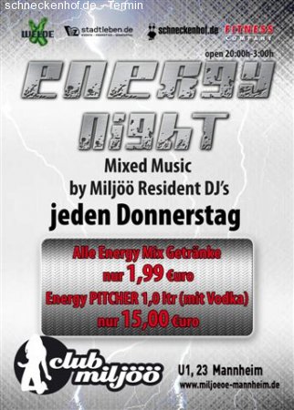 Energy Night Werbeplakat