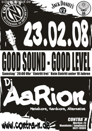 Good Sound - Good Level Werbeplakat