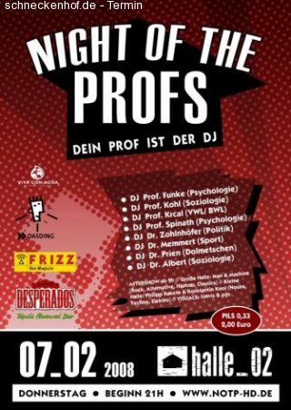 Night of the Profs Werbeplakat