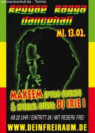 Reggae Ragga Dancehall Werbeplakat