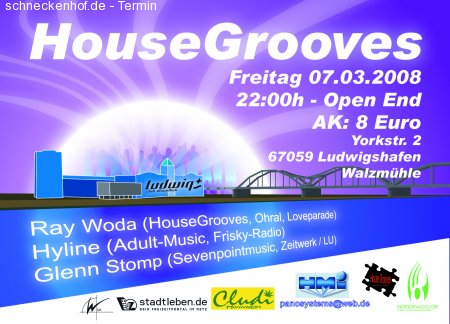 HouseGrooves @ Ludwiq (LU) Werbeplakat