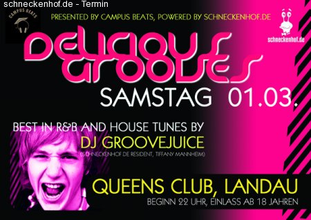 Delicious Grooves Werbeplakat