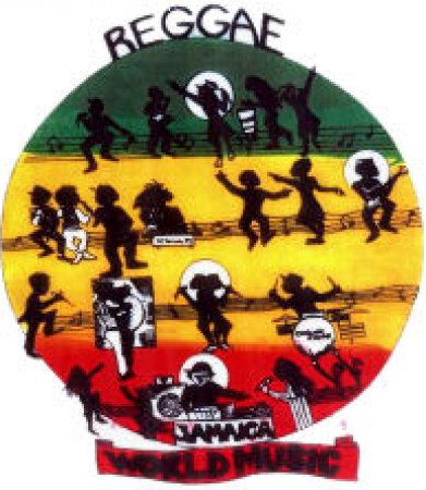 Reggae World Music Werbeplakat