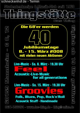 Groovies - Acoustic Stuff Hand Werbeplakat