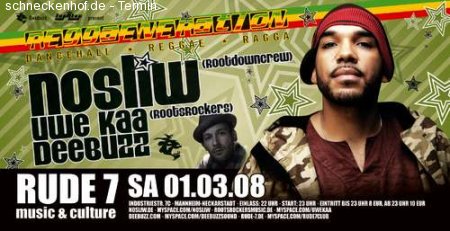 Reggaeneration live: Nosliw Werbeplakat