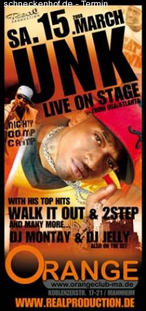 UNK-Live on Stage Werbeplakat