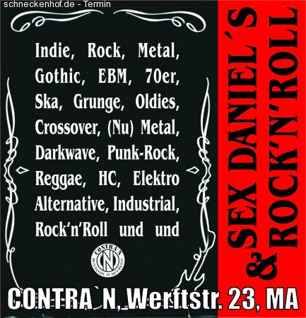 Sex Daniel's & RocknRoll Werbeplakat