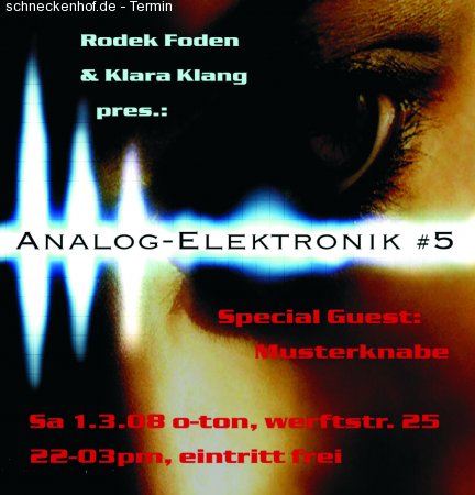 Analog-Elektronik Werbeplakat