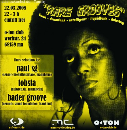 Rare Grooves Werbeplakat