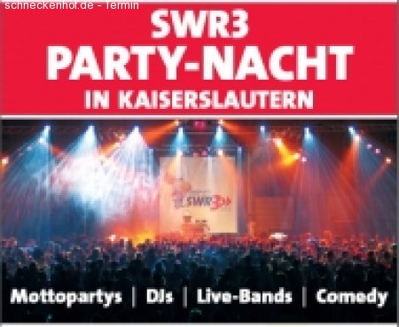 SWR3 Party-Nacht Werbeplakat