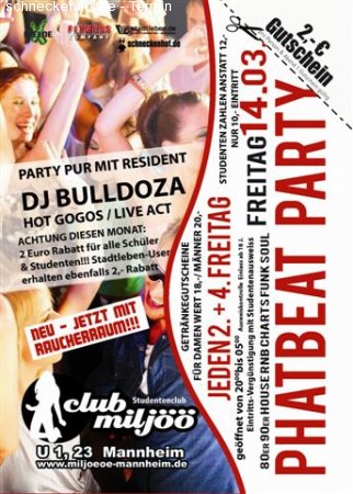 Phatbeat Party Werbeplakat