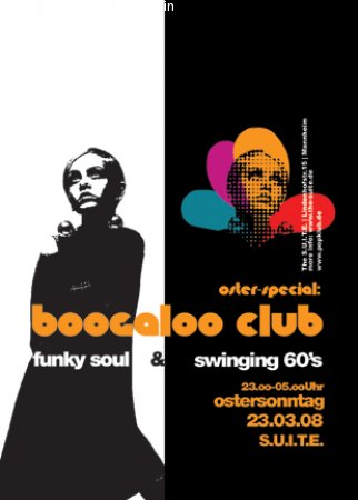 Boogaloo Club - Special Werbeplakat