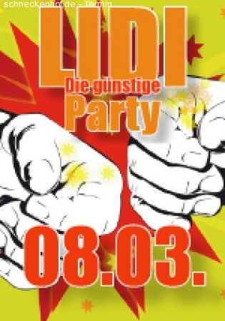 Lidi-Party Werbeplakat