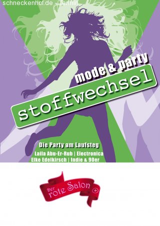 2. Stoffwechsel - Mode & Party Werbeplakat