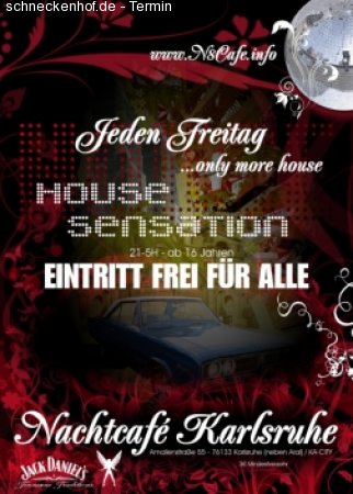 House Sensation Werbeplakat