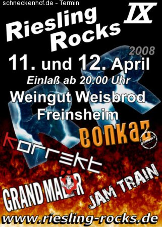 Riesling Rocks IX - Freitag Werbeplakat