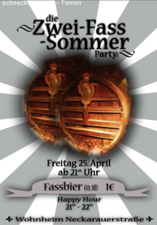 Wohnheimsparty SS 08 Werbeplakat