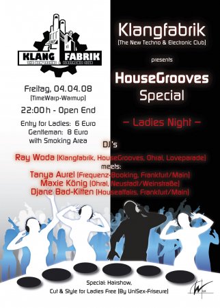 HouseGrooves Special - Ladies Werbeplakat