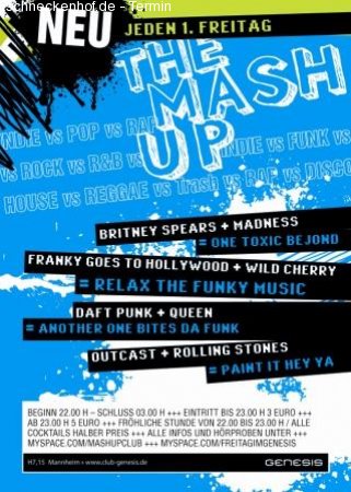 Mash Up Party Werbeplakat