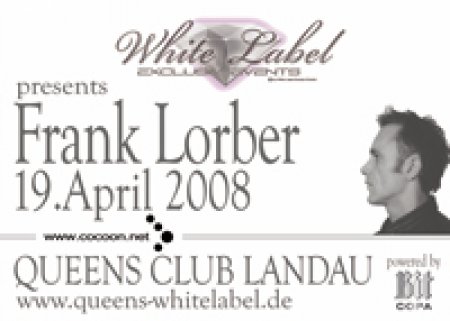 White Label pres. Frank Lorber Werbeplakat