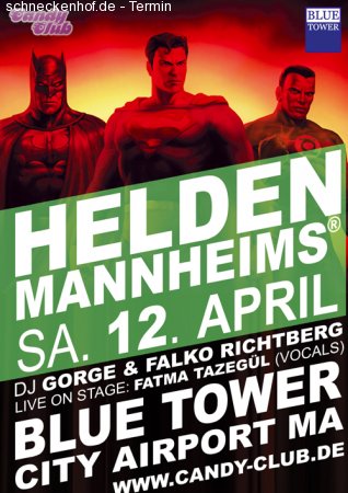 Helden Mannheims @ Blue Tower Werbeplakat