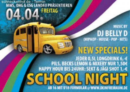 School Night Werbeplakat